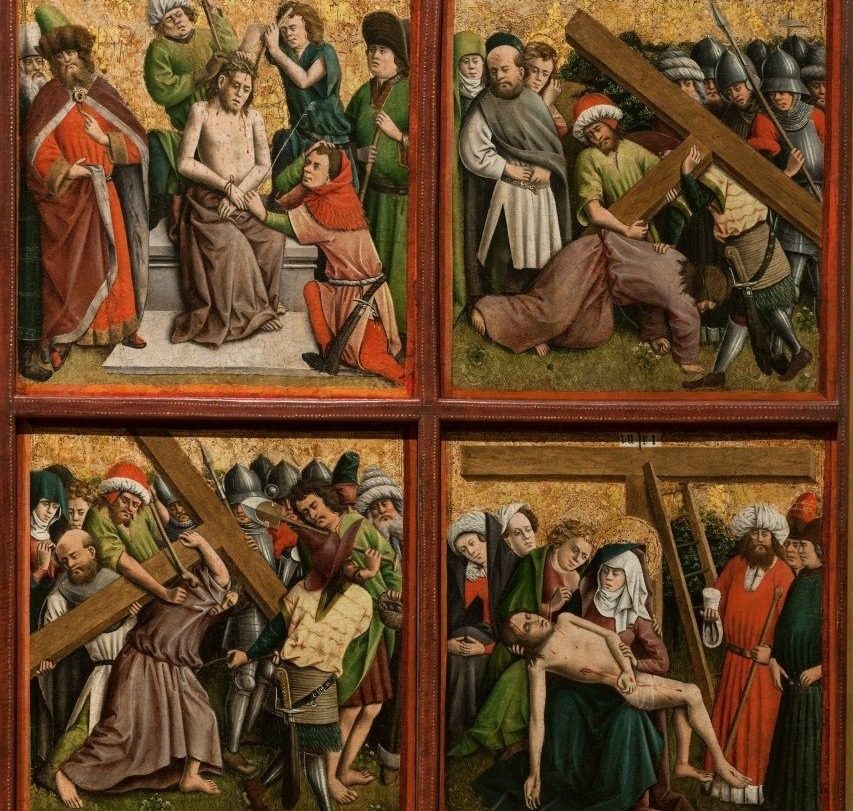 Altarpiece with The Passion of Christ by Master of the Schlägl Altarpiece (German)