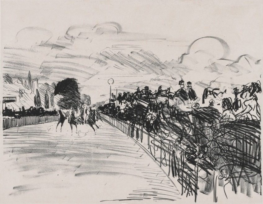 The Races by Édouard Manet (French, 1832–1883)