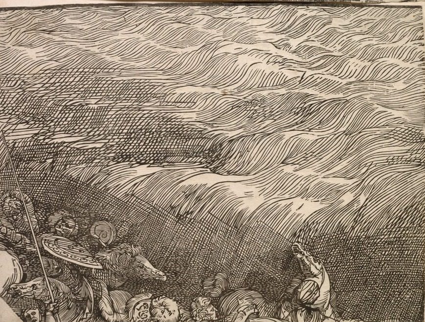 The Submersion of Pharaoh's Army in the Red Sea by Titian (Italian, c. 1488–1576)