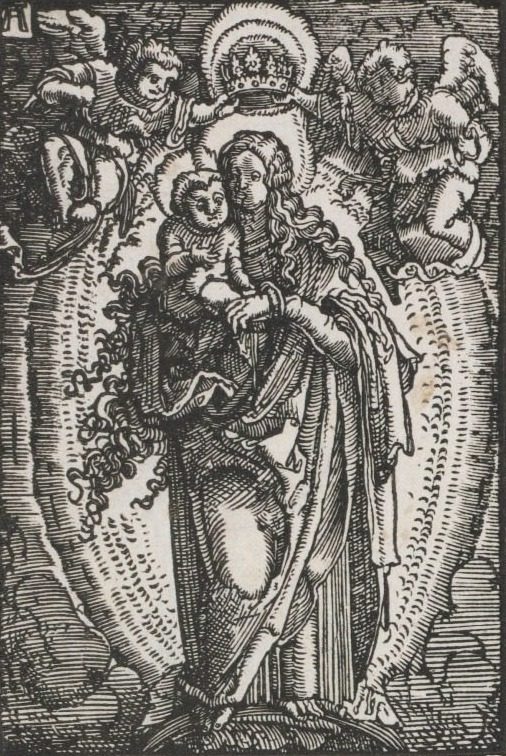 The Fall and Redemption of Man:  The Virgin as Queen of Heaven by Albrecht Altdorfer (German, c. 1480–1538)