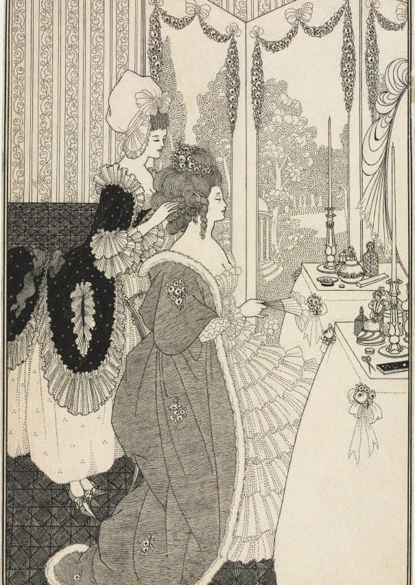 The Toilet, from The Rape of the Lock by Alexander Pope by Aubrey Beardsley (British, 1872–1898)