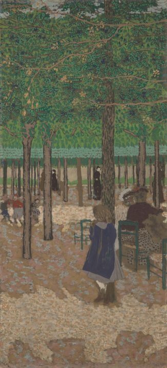 Under the Trees (from "The Public Gardens") by Édouard Vuillard (French, 1868–1940)