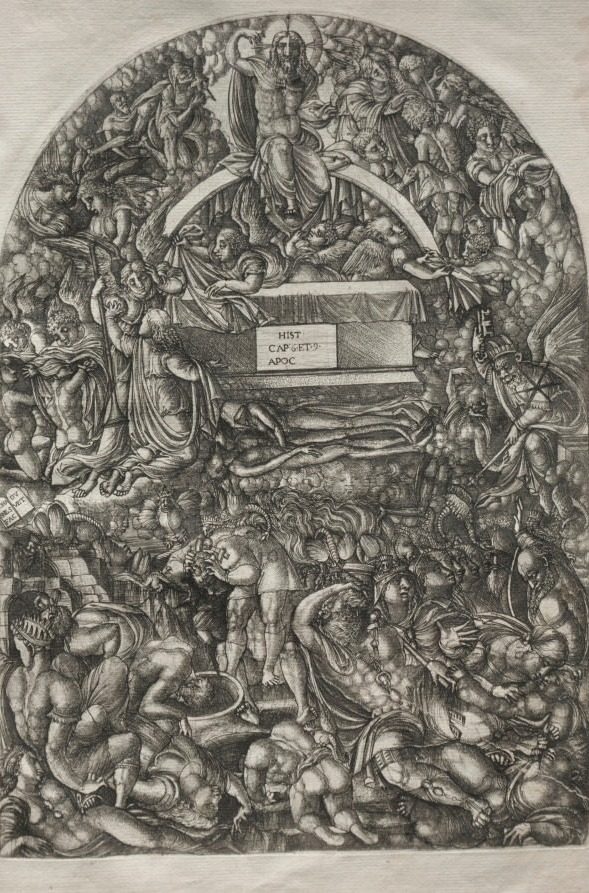 The Apocalypse:  A Star Falls and Makes Hell to Open by Jean Duvet (French, 1485–1561)