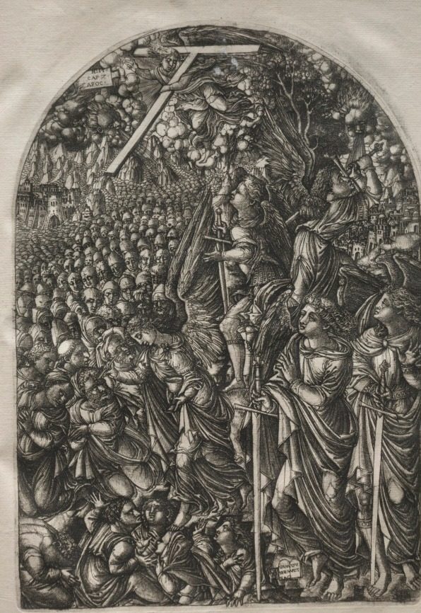 The Apocalypse:  Four Angels Holding Back the Winds by Jean Duvet (French, 1485–1561)