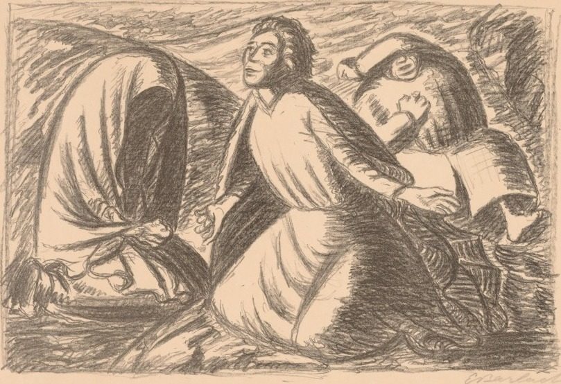 Hope and Despair II by Ernst Barlach (German, 1870–1938)