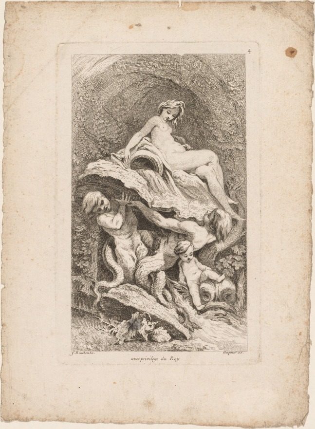 Book of Fountains:  No. 4 by Gabriel Huquier (French, 1695–1772)