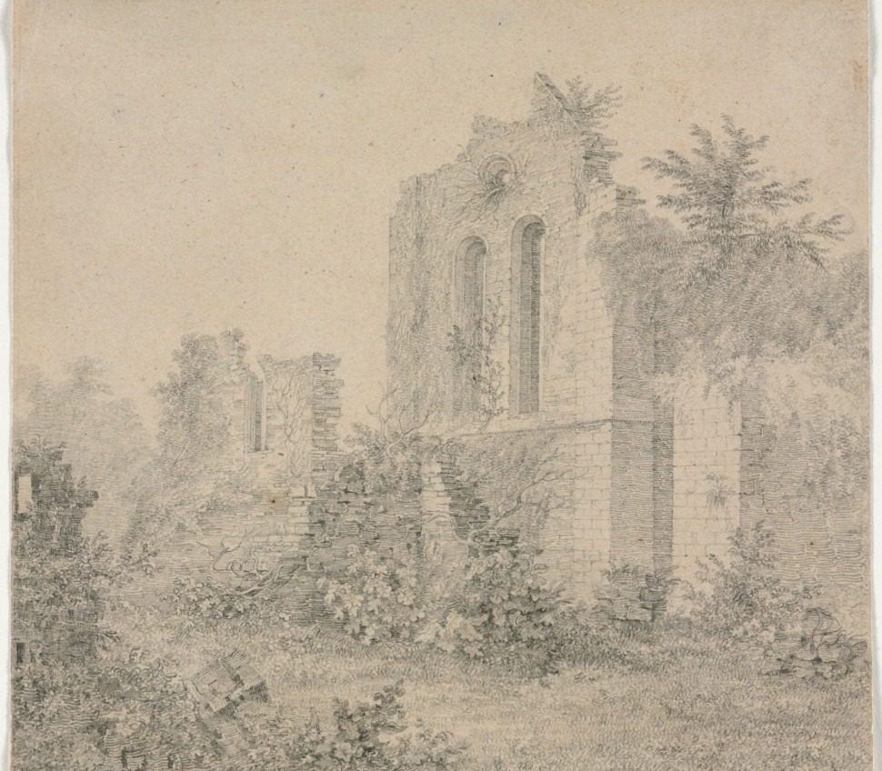 Ruins of an Abbey by Charles Norris (British, 1779–1858)