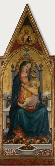 Virgin and Child Enthroned by Battista di Biagio Sanguigni (Italian, active 1393–1451)