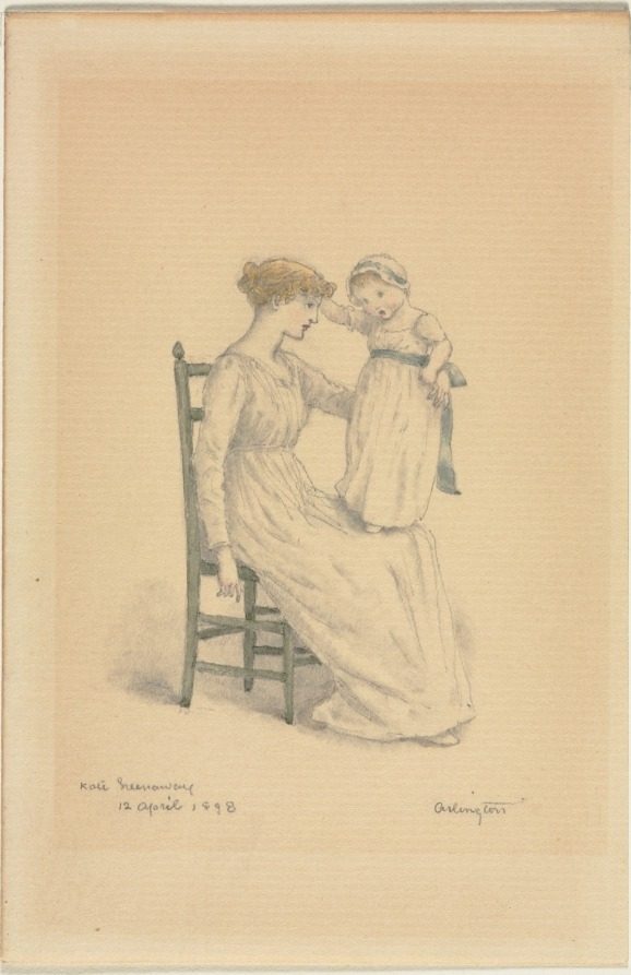 Mother and Child by Kate Greenaway (British, 1846–1901)