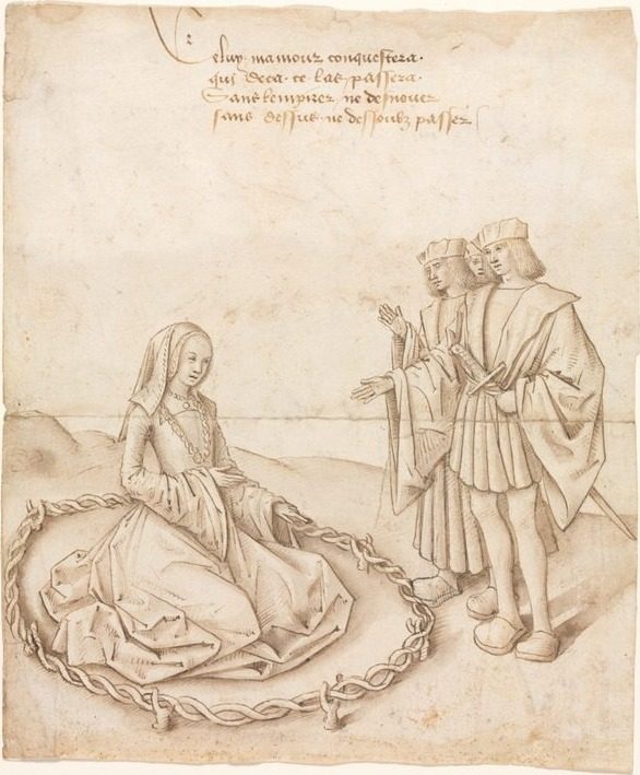 A Lady with Three Suitors