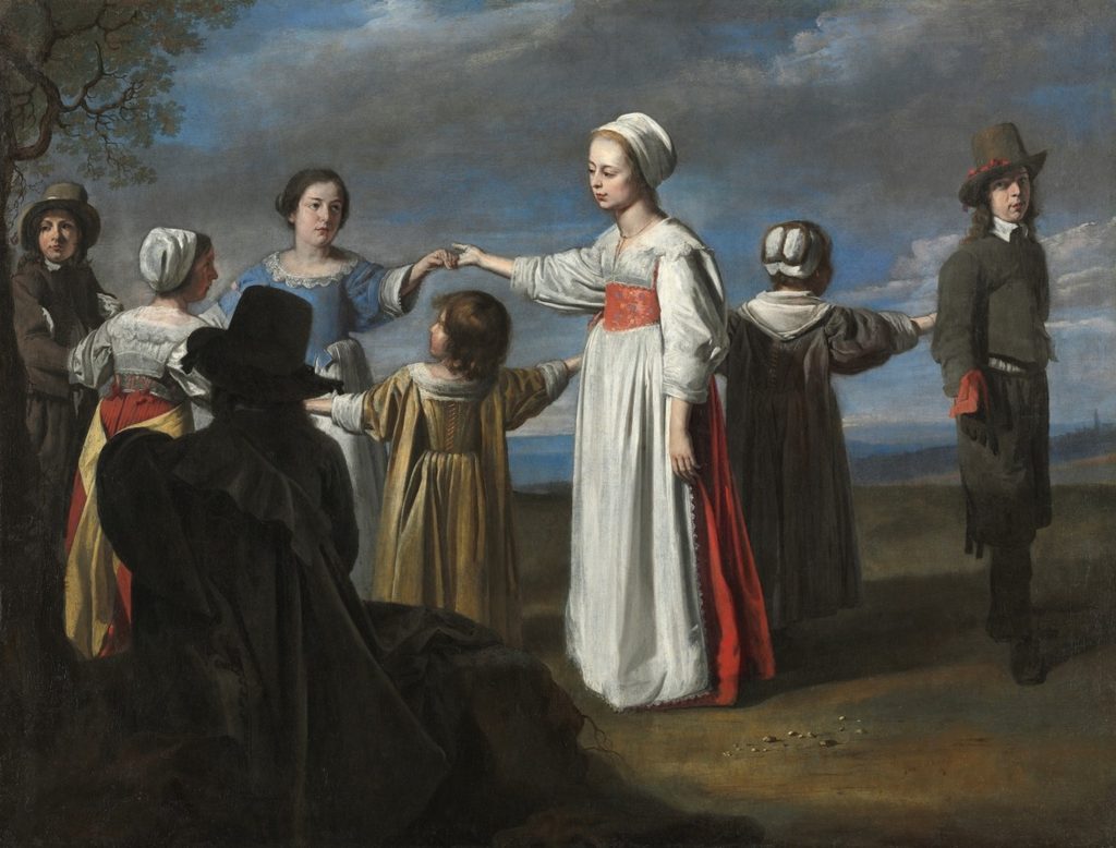 Children Dancing by Le Nain (French)