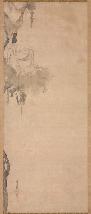 The Bird's Nest Patriarch by Tawaraya Sōtatsu (Japanese, c. 1570–c. 1640)