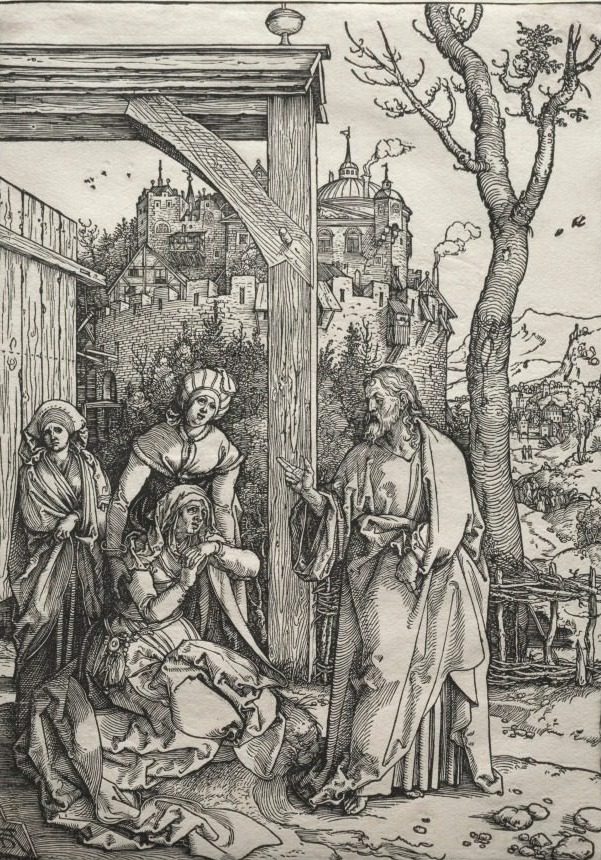 Christ Taking Leave of His Mother by Albrecht Dürer (German, 1471–1528)