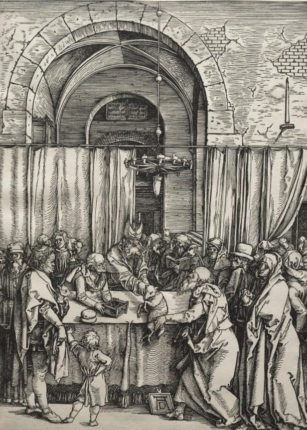 Joachim's Offering Rejected by the High Priest by Albrecht Dürer (German, 1471–1528)