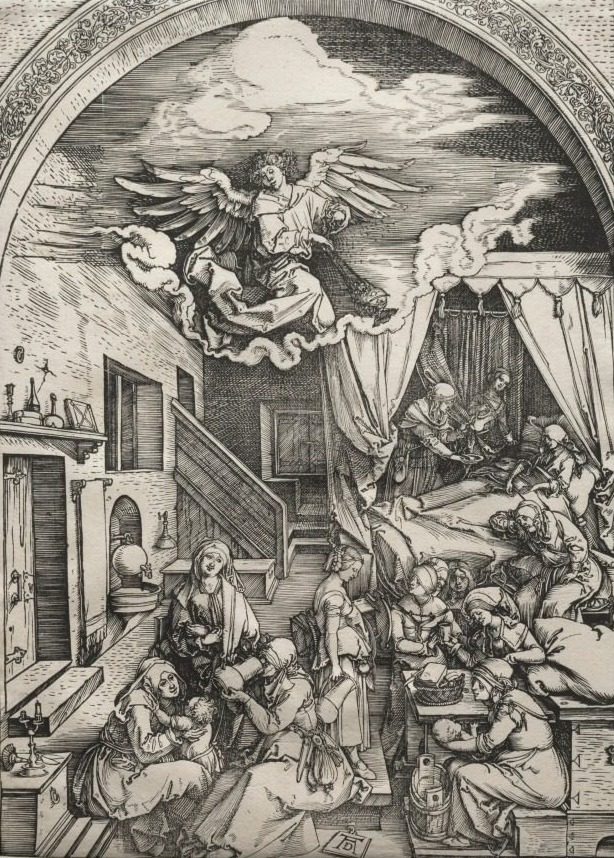 The Birth of the Virgin by Albrecht Dürer (German, 1471–1528)