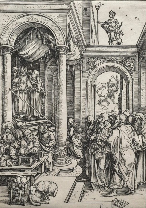 The Presentation of the Virgin in the Temple by Albrecht Dürer (German, 1471–1528)