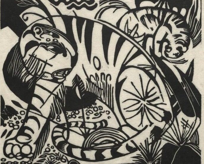 Tiger by Franz Marc (German, 1880–1916)