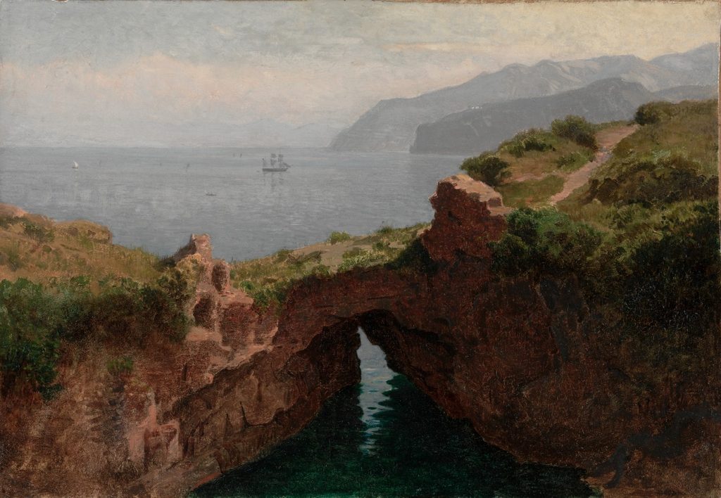 Natural Bridge, Sorrento by William Stanley Haseltine (American, 1835–1900)