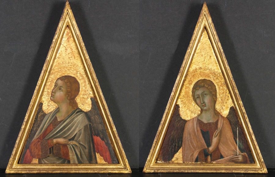 Pinnacle with Angel (pair) by Niccolò di Segna (Italian)