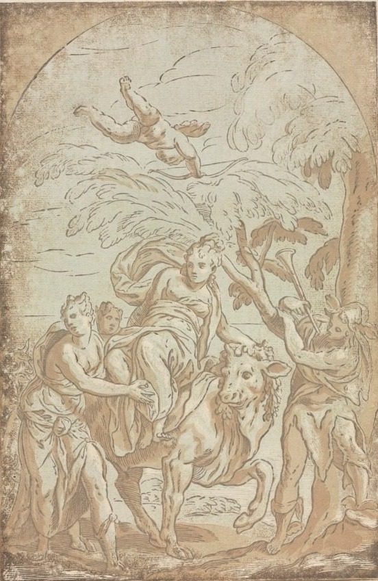 The Rape of Europa by Nicolas LeSueur (French, 1691–1764)