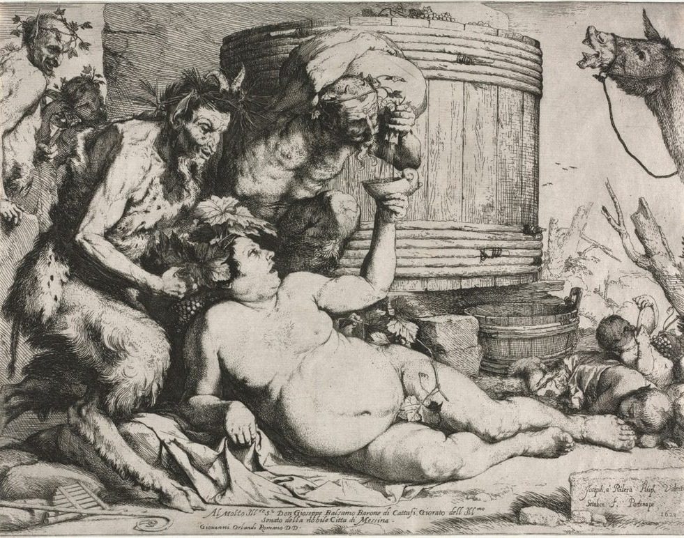 Silenus by Jusepe de Ribera (Spanish, 1591–1652)