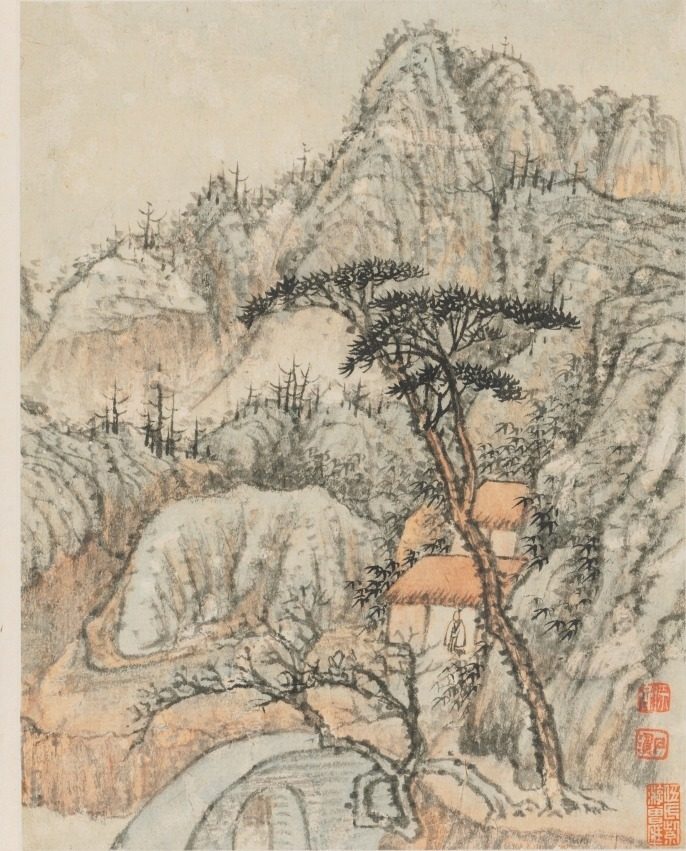 Reminiscences of Qinhuai River by Shitao (Chinese, 1642–1707)