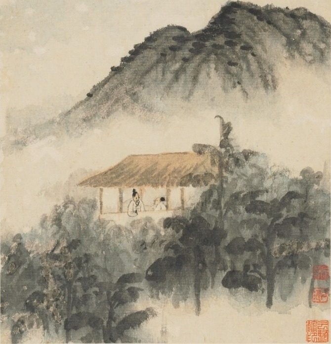 Reminiscences of Qinhuai River by Shitao (Chinese, 1642–1707)