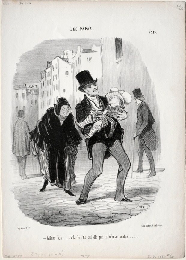 Come along, dear... by Honoré Daumier (French, 1808–1879)