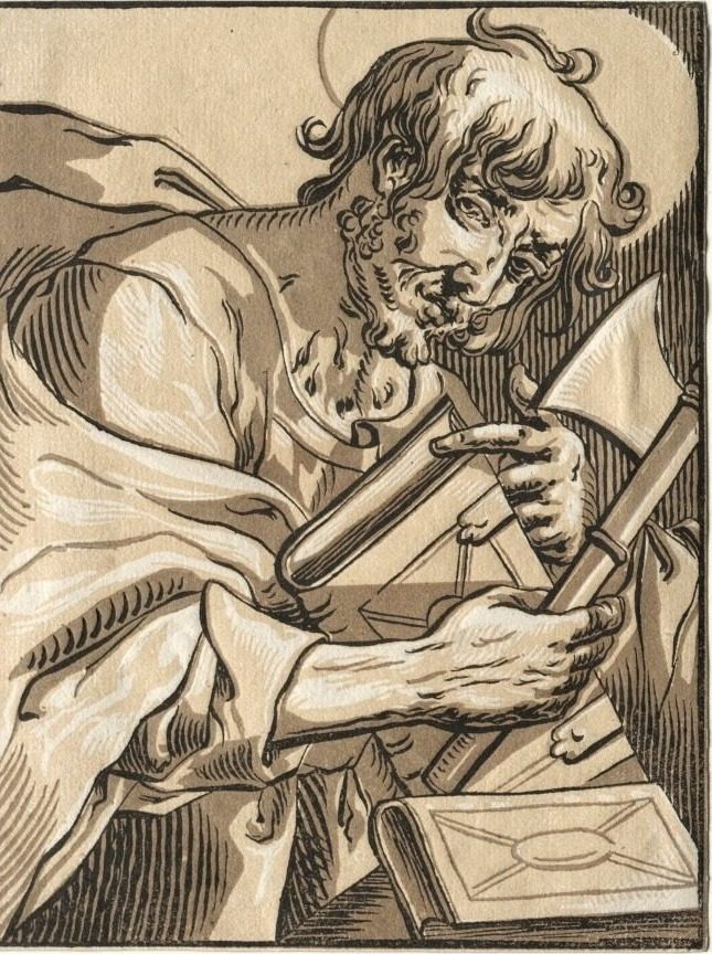 St. Matthias by Ludolph Büsinck (German, 1590–1669)
