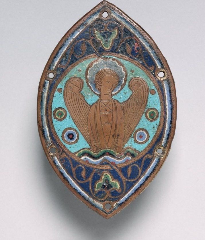 Enamel Plaque from the Altar Frontal of Saint Martin at Orense (Spain)