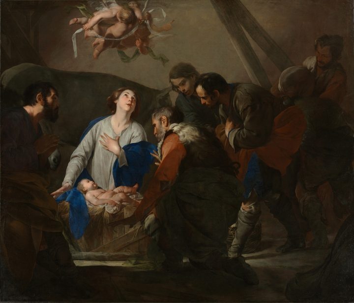 Adoration of the Shepherds by Bernardo Cavallino (Italian, 1616–1656)