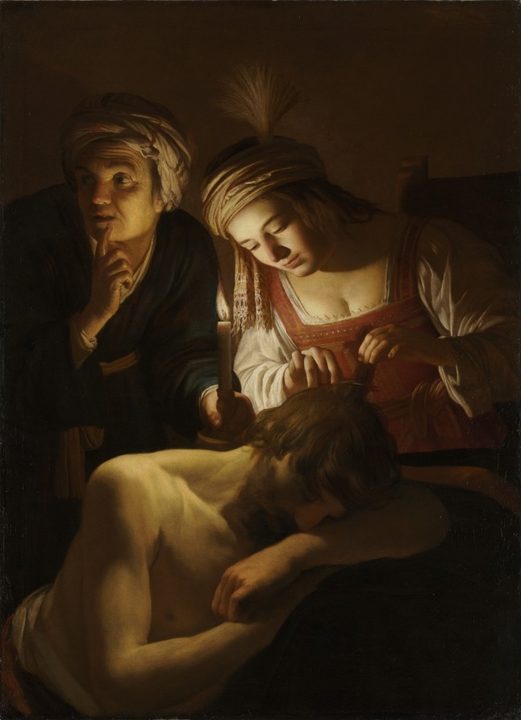 Samson and Delilah by Gerrit van Honthorst (Dutch, 1590–1656)
