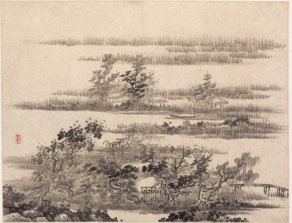 Summer in the Water Country by Gong Xian (Chinese, 1599–1689)
