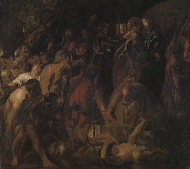 The Betrayal of Christ by Jacob Jordaens (Flemish, 1593–1678)