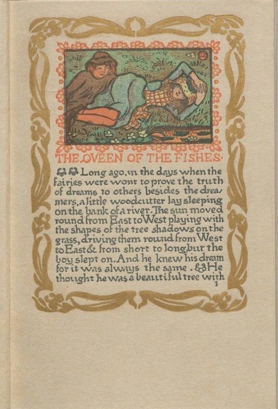 The Queen of the Fishes: Plate 1 by Lucien Pissarro (British, 1863–1944)
