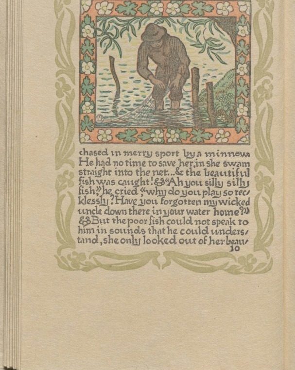 The Queen of the Fishes: Plate 10 by Lucien Pissarro (British, 1863–1944)