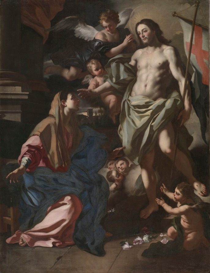 The Risen Christ Appearing to the Virgin by Francesco Solimena (Italian, 1657–1747)