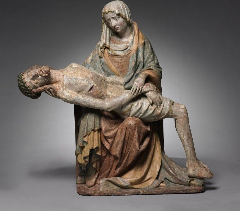 Vesperbild (Pietà) by Master of Grosslobming (Austrian)