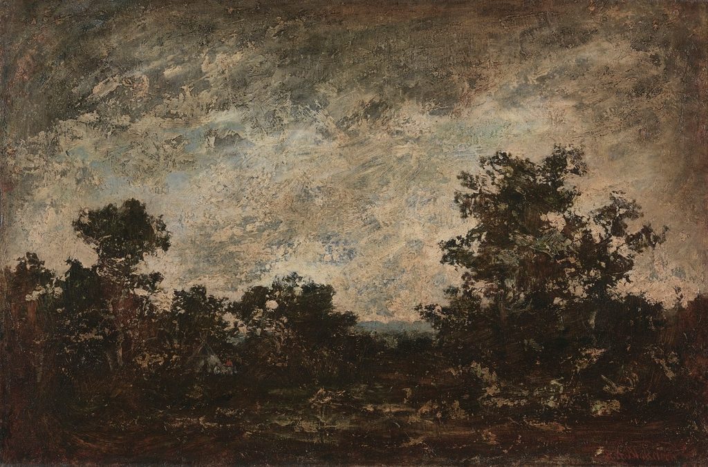 Indian Camp by Ralph A. Blakelock (American, 1847–1919)