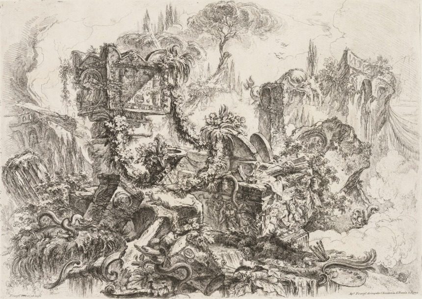 The Tomb of Nero by Giovanni Battista Piranesi (Italian, 1720–1778)
