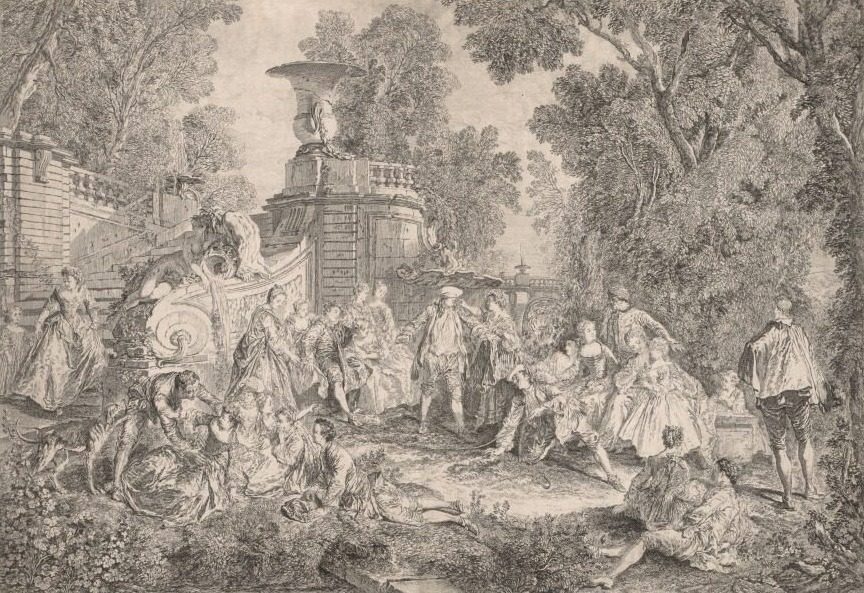 The Game of Blind Man's Bluff by Charles-Nicolas Cochin (French, 1715–1790)