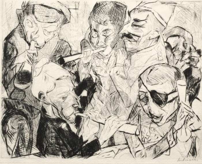 Happy New Year 1917 by Max Beckmann (German, 1884–1950)
