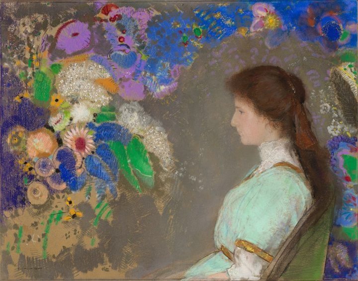 Violette Heymann by Odilon Redon (French, 1840–1916)