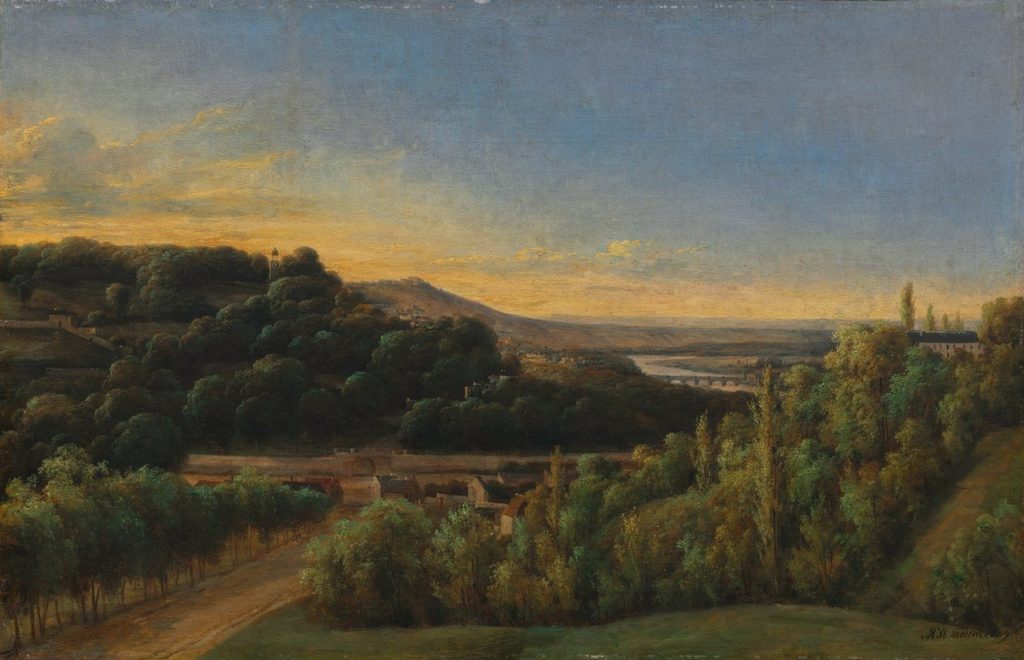 View of Saint-Cloud, Near the Seine by Alexandre Pau de St. Martin (French)