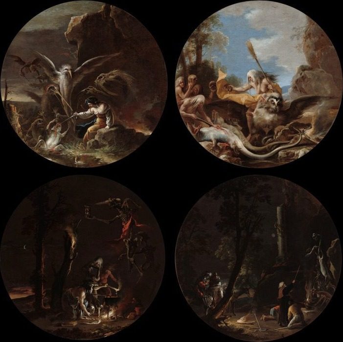 Scenes of Witchcraft by Salvator Rosa (Italian, 1615–1673)