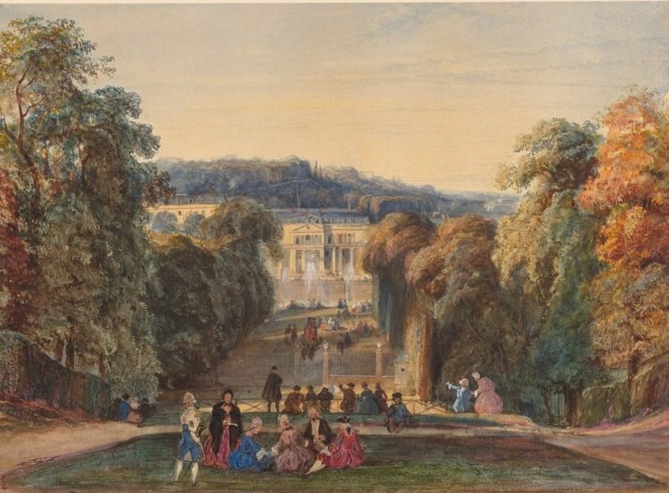 In the Park of Saint Cloud by Constant Troyon (French, 1810–1865)