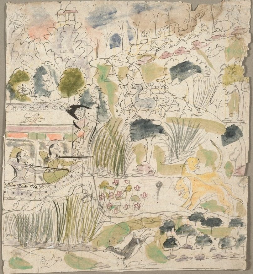 Ladies Shooting from a Pavilion
