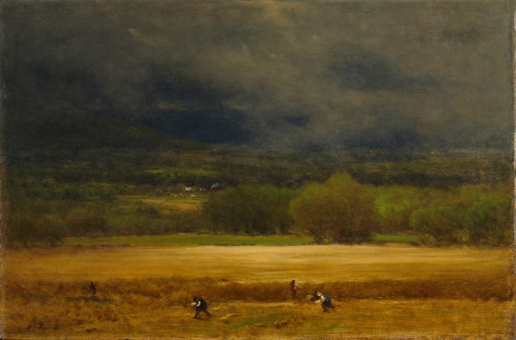 The Wheat Field by George Inness (American, 1825–1894)