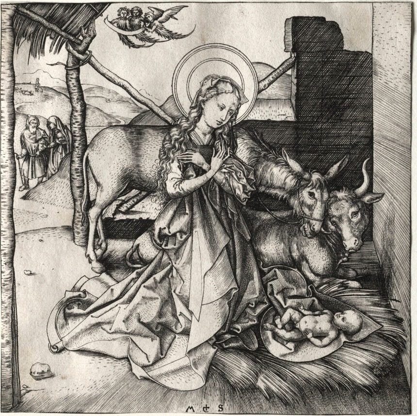 The Life of Christ: The Nativity by Martin Schongauer (German, c. 1450–1491)