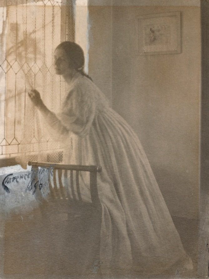 At the Window by Clarence H. White (American, 1871–1925)